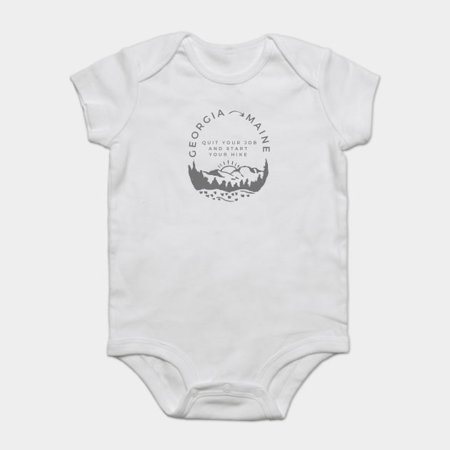 Georgia to Maine Baby Bodysuit by Ela @ Camp Happy Hour